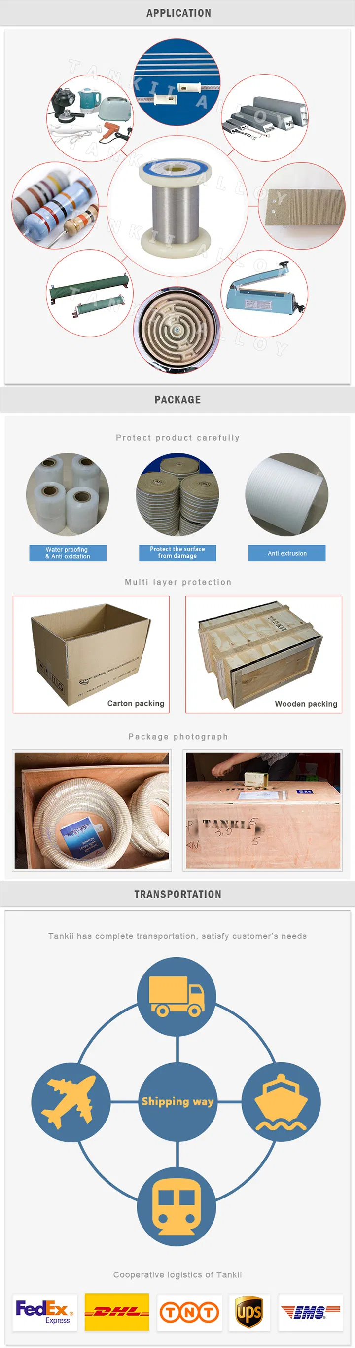 प्रतिरोधक और हीटर के लिए Nichrom Wire NiCr 80/20 2